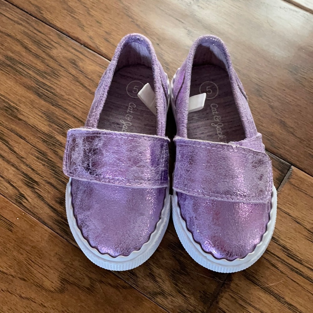 Cat and Jack purple shoes